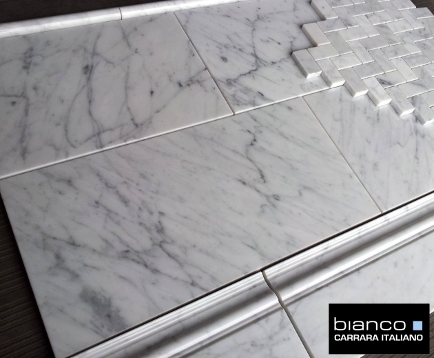 Premium 8×16″ and 16×16″ Italian Carrara Marble Tiles | the builder depot  blog